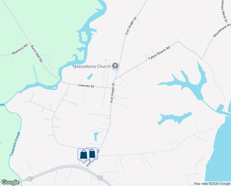 map of restaurants, bars, coffee shops, grocery stores, and more near 4149 Fort Huger Drive in Smithfield