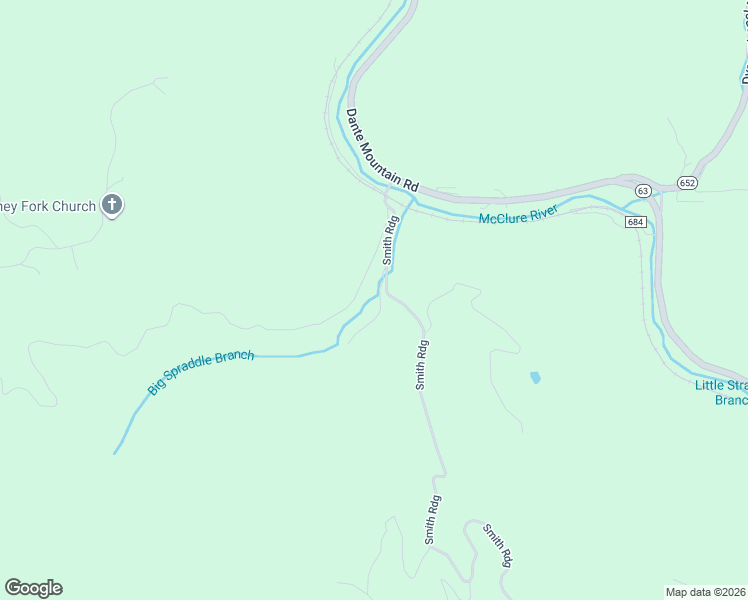 map of restaurants, bars, coffee shops, grocery stores, and more near 168 Josie Lane in McClure