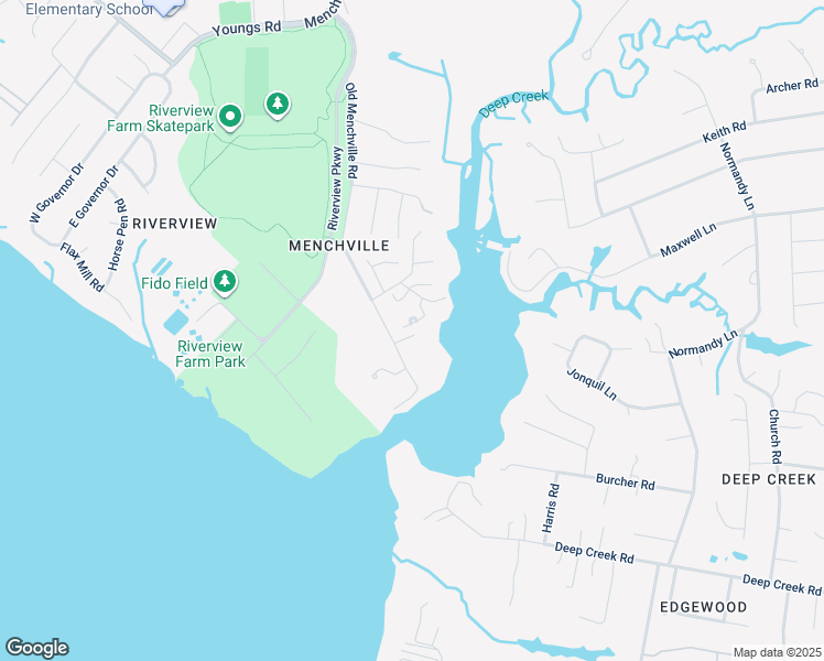 map of restaurants, bars, coffee shops, grocery stores, and more near 330 Hillside Terrace in Newport News