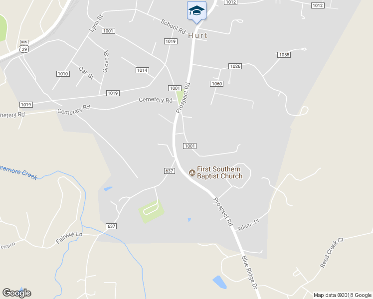 map of restaurants, bars, coffee shops, grocery stores, and more near 117 East Spencer Road in Hurt