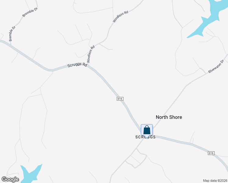 map of restaurants, bars, coffee shops, grocery stores, and more near State Route 616 in Moneta