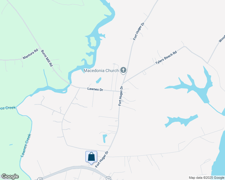 map of restaurants, bars, coffee shops, grocery stores, and more near 14509 Lawnes Drive in Smithfield