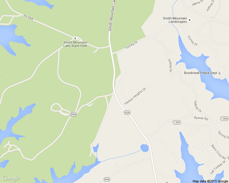 map of restaurants, bars, coffee shops, grocery stores, and more near 14116 Smith Mountain Lake Parkway in Huddleston