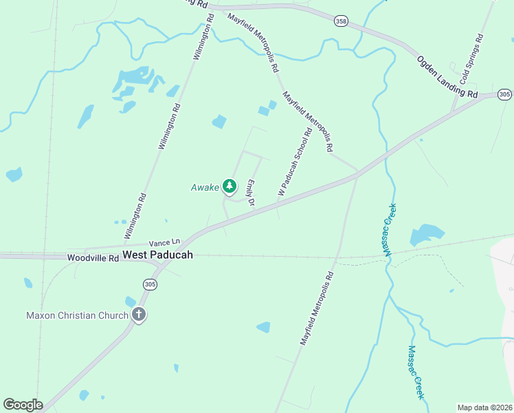 map of restaurants, bars, coffee shops, grocery stores, and more near 4900-4944 Emily Dr in McCracken