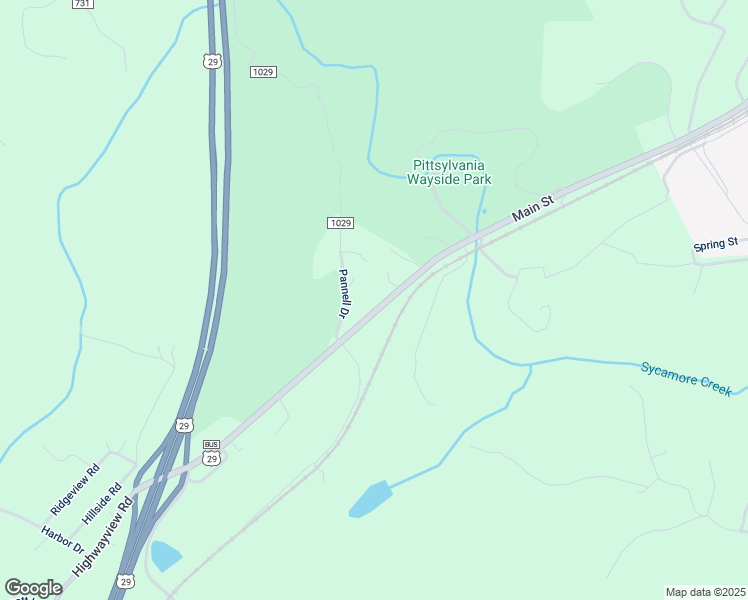 map of restaurants, bars, coffee shops, grocery stores, and more near 1999 Main Street in Hurt