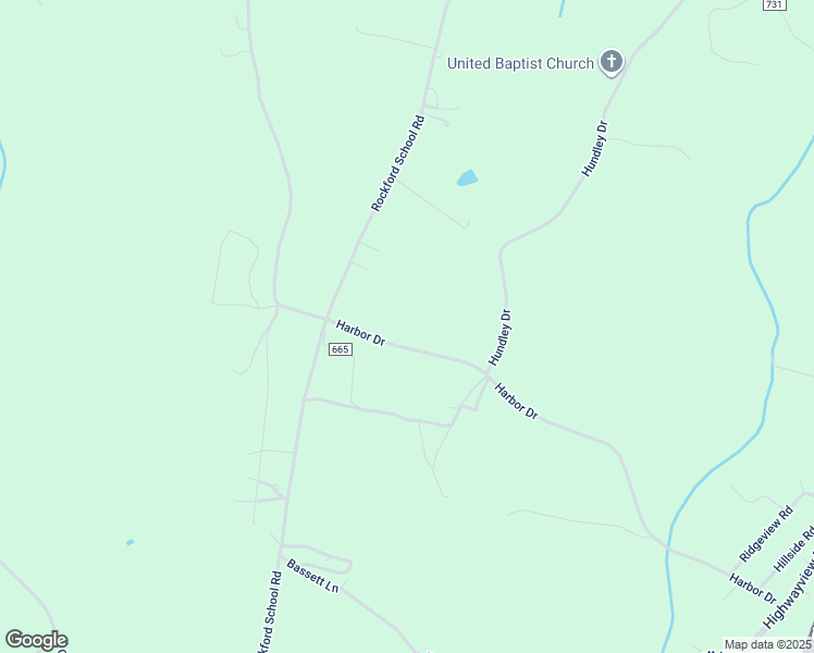 map of restaurants, bars, coffee shops, grocery stores, and more near 1220 Harbor Drive in Hurt