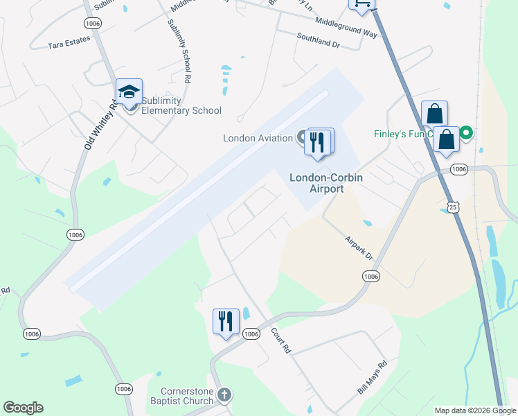 map of restaurants, bars, coffee shops, grocery stores, and more near 176 Meadowlane Road in London