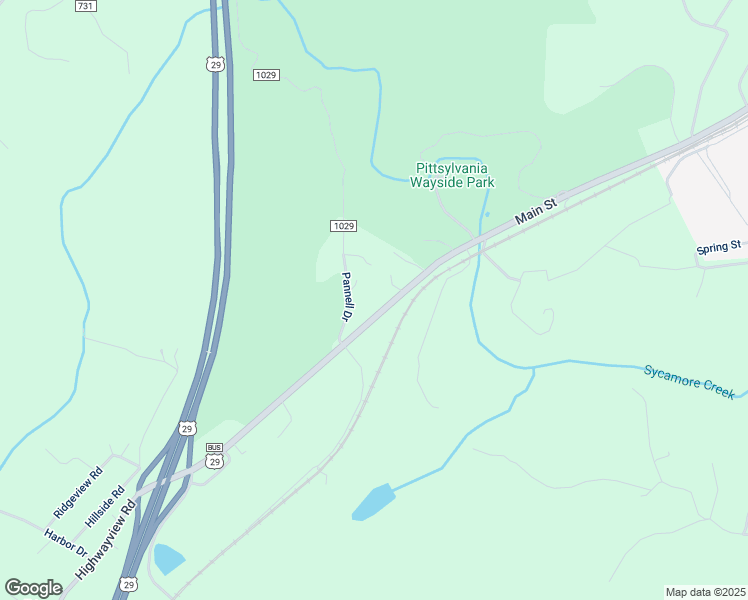 map of restaurants, bars, coffee shops, grocery stores, and more near 1999 Main Street in Hurt