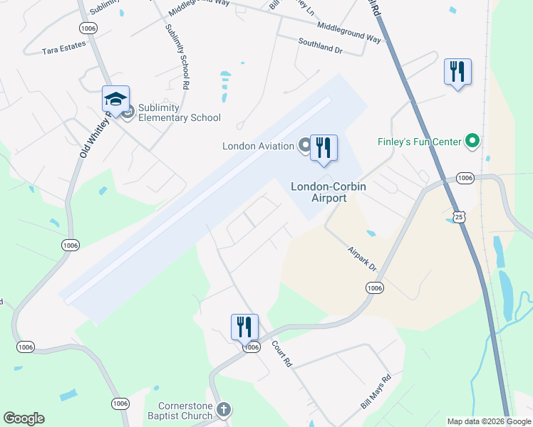 map of restaurants, bars, coffee shops, grocery stores, and more near 176 Meadowlane Road in London