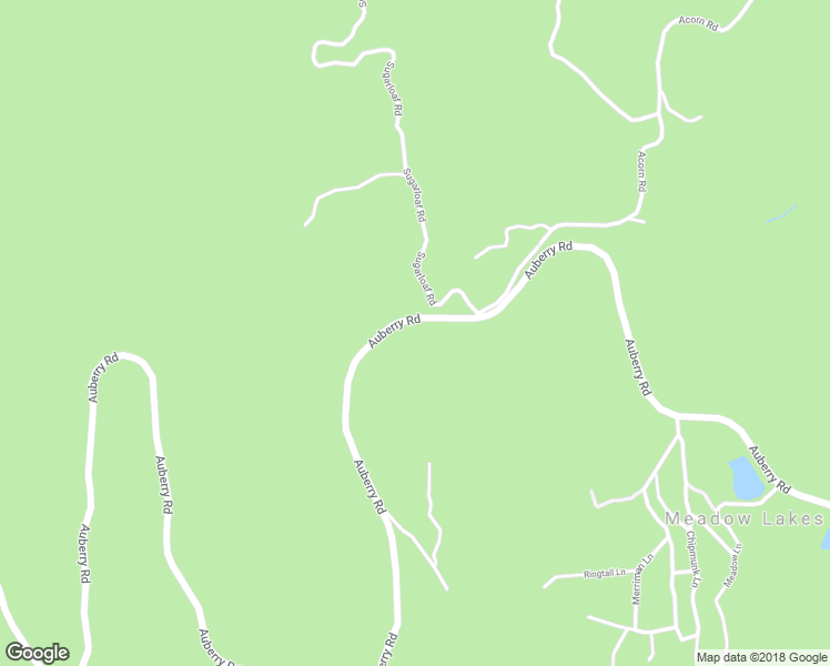 map of restaurants, bars, coffee shops, grocery stores, and more near 40626 Auberry Road in Auberry