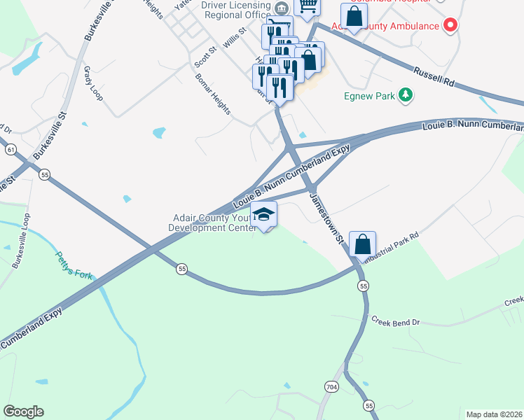 map of restaurants, bars, coffee shops, grocery stores, and more near 278 Appleby Drive in Columbia
