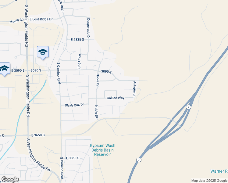 map of restaurants, bars, coffee shops, grocery stores, and more near 1284 Nazareth Drive South in Washington