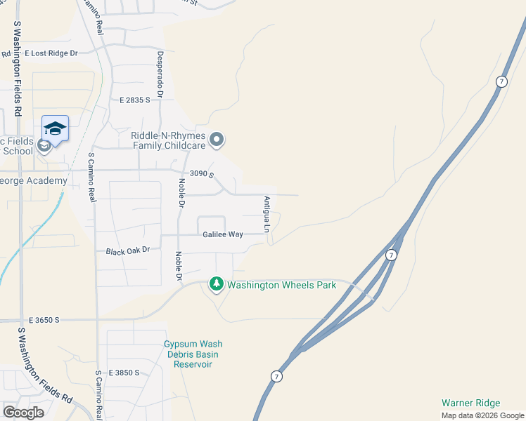 map of restaurants, bars, coffee shops, grocery stores, and more near 1437 East Sonoma Cortile in Washington
