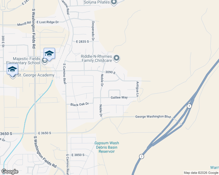 map of restaurants, bars, coffee shops, grocery stores, and more near 1205 Nazareth Drive South in Washington