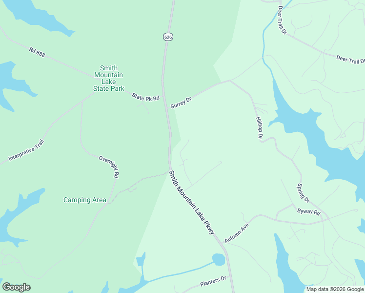 map of restaurants, bars, coffee shops, grocery stores, and more near 14000-14116 Smith Mountain Lake Parkway in Bedford