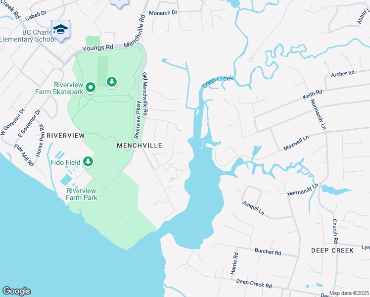 map of restaurants, bars, coffee shops, grocery stores, and more near 446 Marina Lane in Newport News