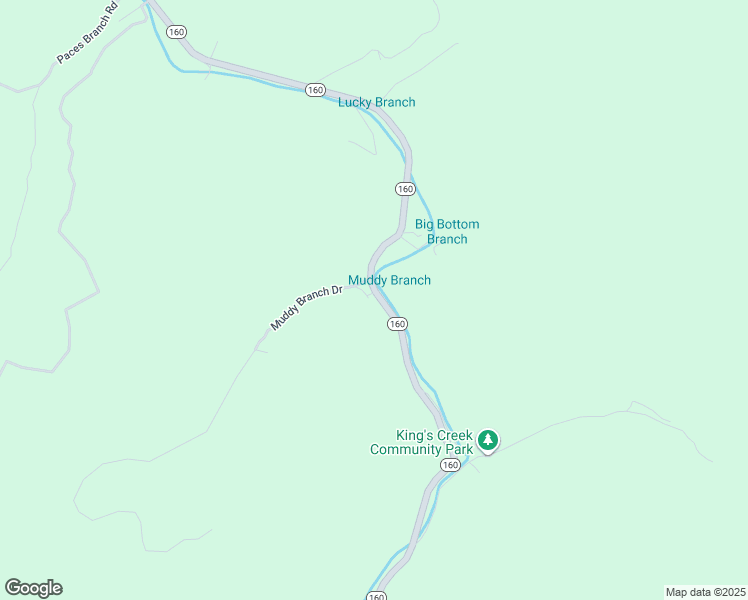 map of restaurants, bars, coffee shops, grocery stores, and more near Kentucky 160 in Whitesburg