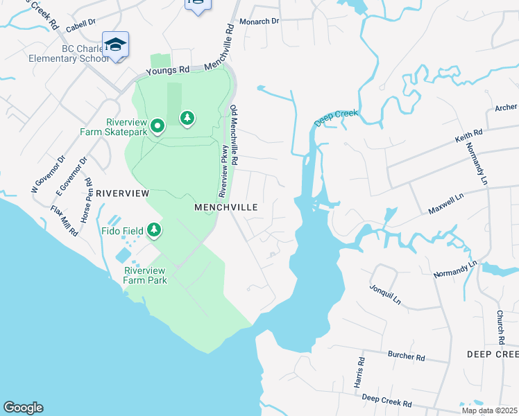 map of restaurants, bars, coffee shops, grocery stores, and more near 361 Wood Duck Lane in Newport News