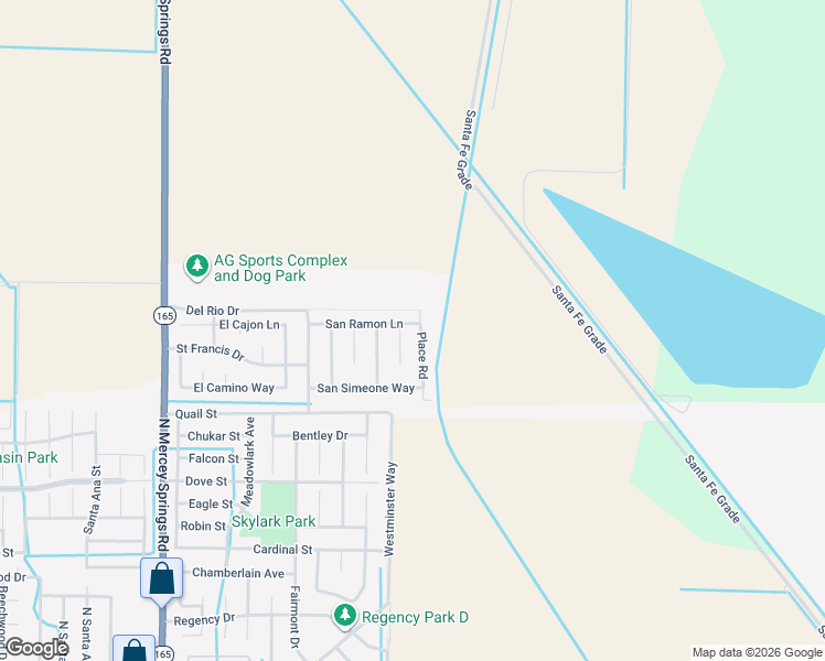 map of restaurants, bars, coffee shops, grocery stores, and more near 1761 San Ramon Lane in Los Banos