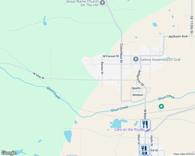 map of restaurants, bars, coffee shops, grocery stores, and more near in Galena
