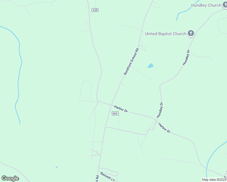 map of restaurants, bars, coffee shops, grocery stores, and more near 14621 Rockford School Road in Hurt