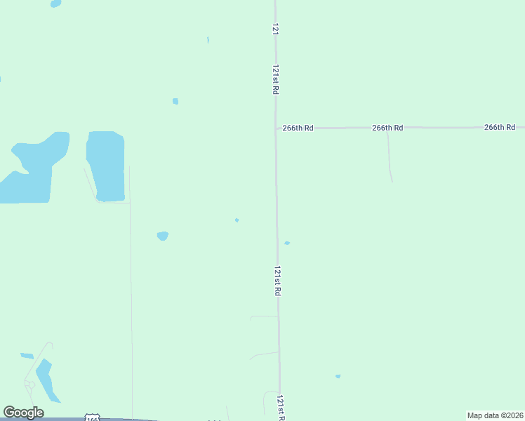 map of restaurants, bars, coffee shops, grocery stores, and more near 121st Road in Arkansas City