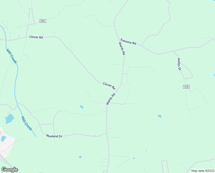 map of restaurants, bars, coffee shops, grocery stores, and more near 1692 Clover Road in Hurt