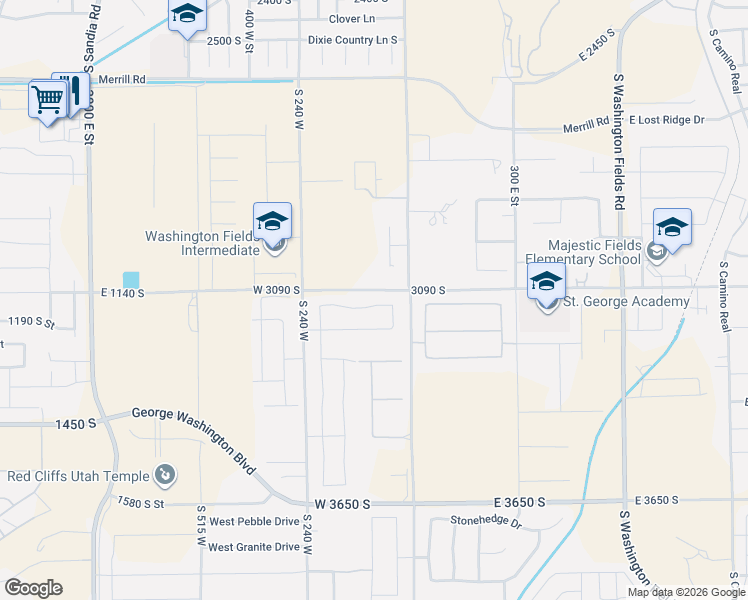 map of restaurants, bars, coffee shops, grocery stores, and more near 68 West Chester Field Drive in Washington