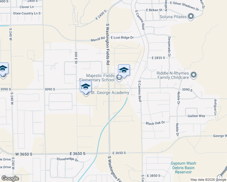 map of restaurants, bars, coffee shops, grocery stores, and more near 619 Royal Ridge Dr in Washington