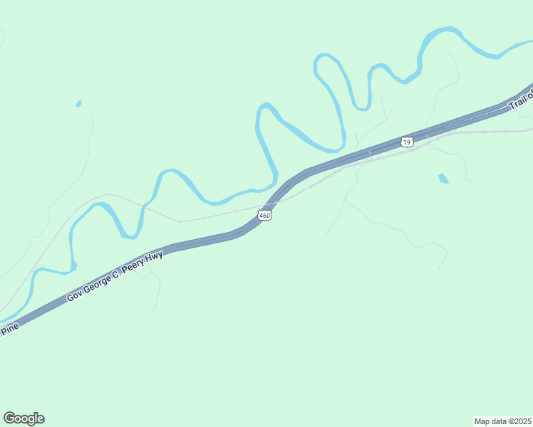 map of restaurants, bars, coffee shops, grocery stores, and more near Governor G C Peery Highway in Pounding Mill
