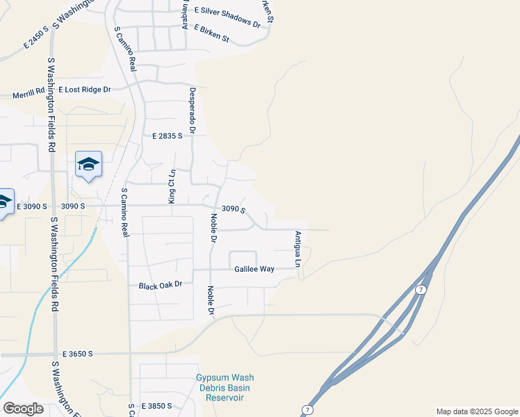 map of restaurants, bars, coffee shops, grocery stores, and more near 3116 Mountain Crest Cir in Washington