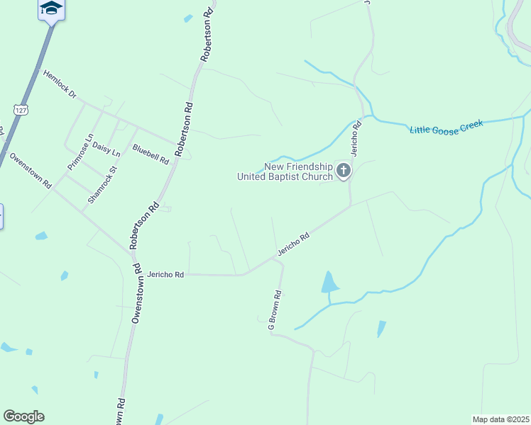 map of restaurants, bars, coffee shops, grocery stores, and more near 113 D Cooper Lane in Russell Springs