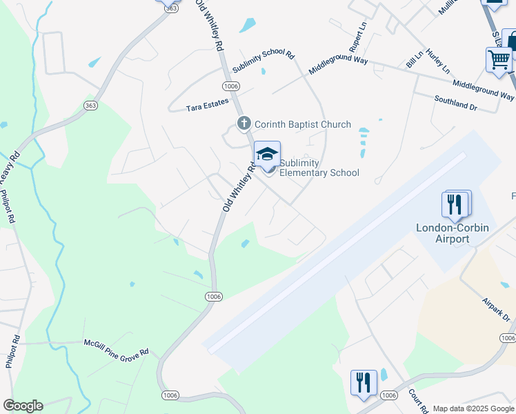 map of restaurants, bars, coffee shops, grocery stores, and more near 52 Hurst Lane in London