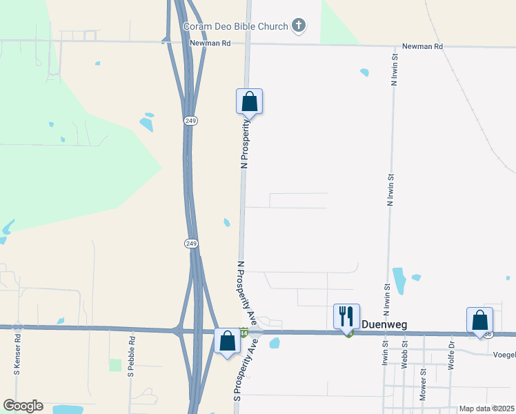 map of restaurants, bars, coffee shops, grocery stores, and more near 542 State Highway AA in Joplin
