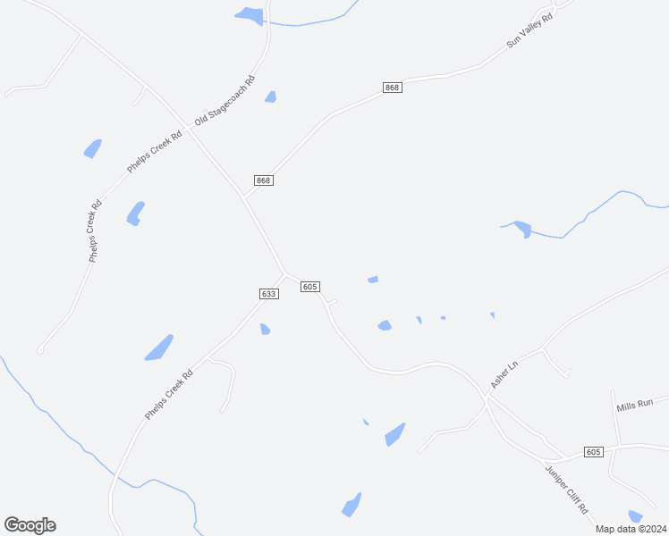map of restaurants, bars, coffee shops, grocery stores, and more near 1857 Swinging Bridge Road in Gladys