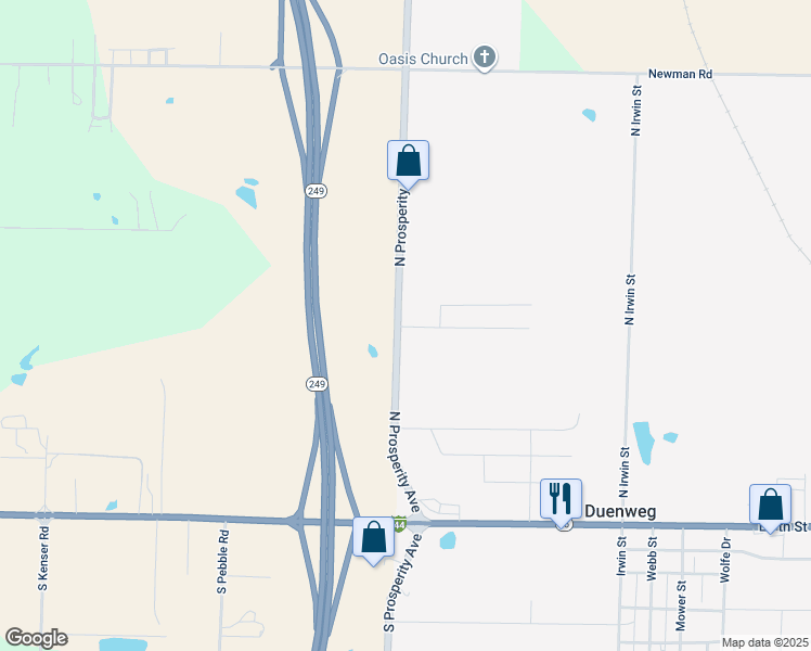 map of restaurants, bars, coffee shops, grocery stores, and more near 542 State Highway AA in Joplin