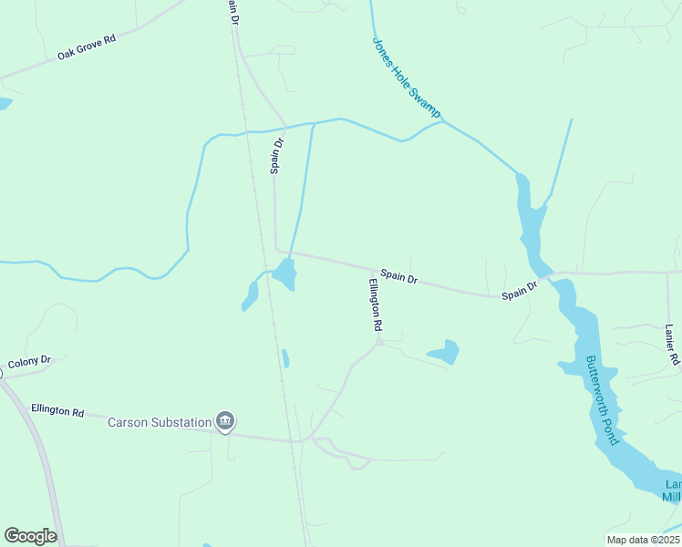 map of restaurants, bars, coffee shops, grocery stores, and more near 13236 Spain Drive in Petersburg