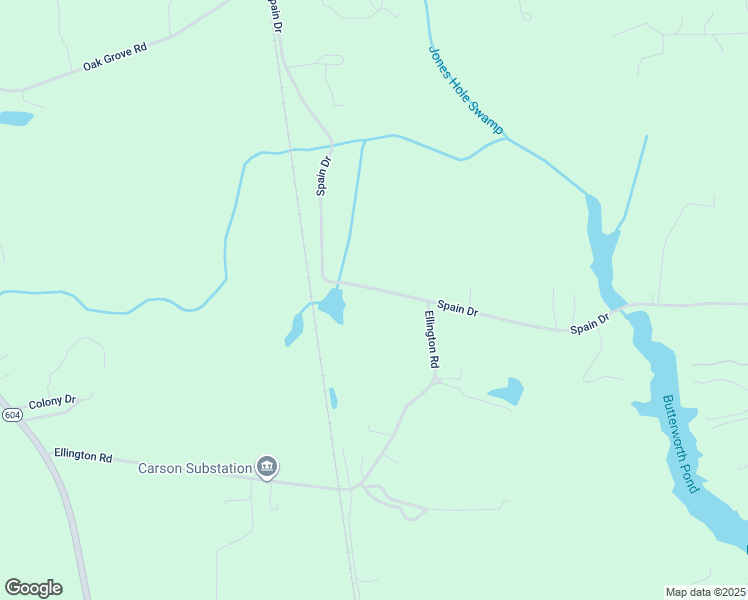 map of restaurants, bars, coffee shops, grocery stores, and more near 13236 Spain Drive in Petersburg
