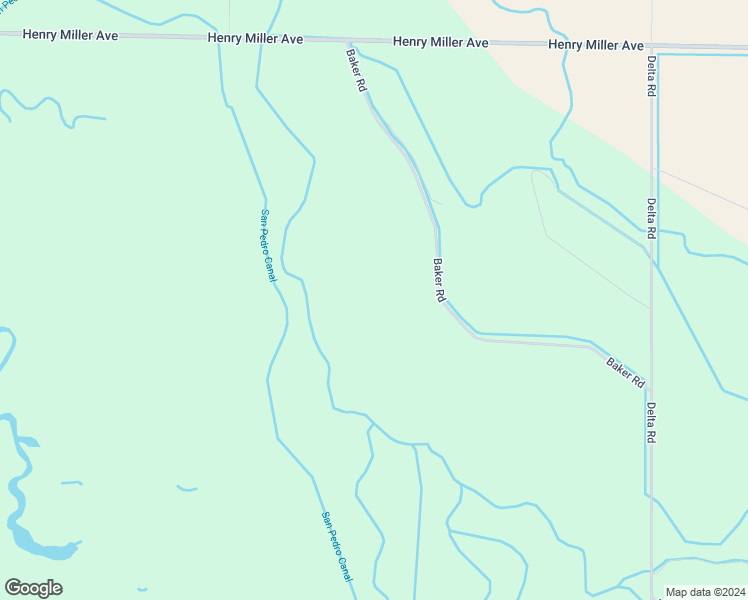 map of restaurants, bars, coffee shops, grocery stores, and more near 13235 Baker Road in Los Banos