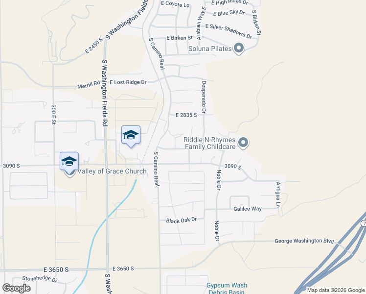 map of restaurants, bars, coffee shops, grocery stores, and more near 16723 Royal Sceptor Way in Washington