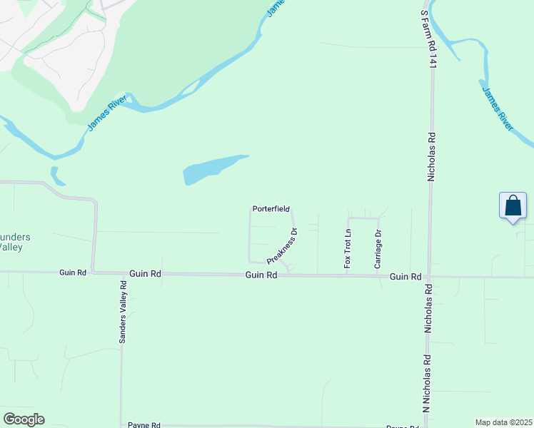 map of restaurants, bars, coffee shops, grocery stores, and more near 1522 West Porterfield Drive in Nixa