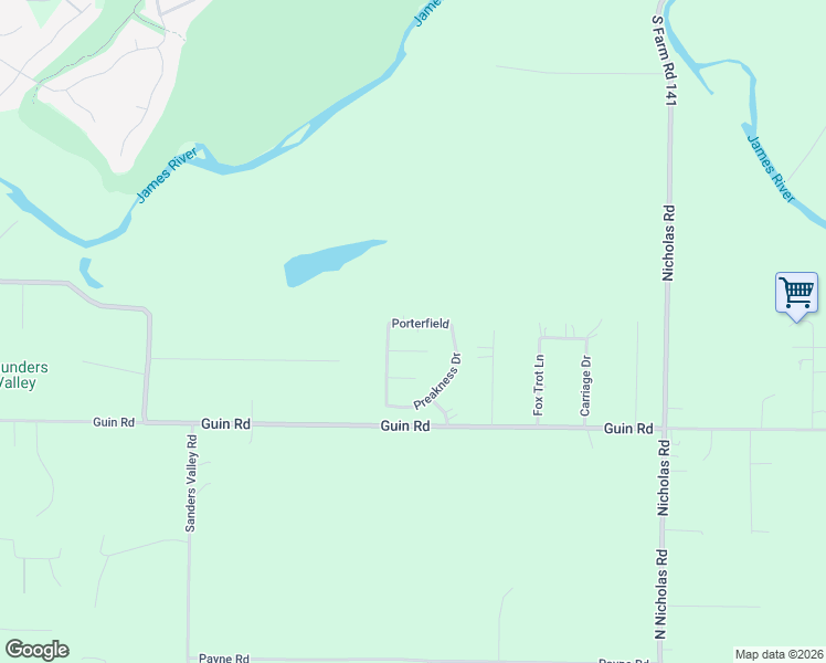 map of restaurants, bars, coffee shops, grocery stores, and more near 1522 West Porterfield Drive in Nixa