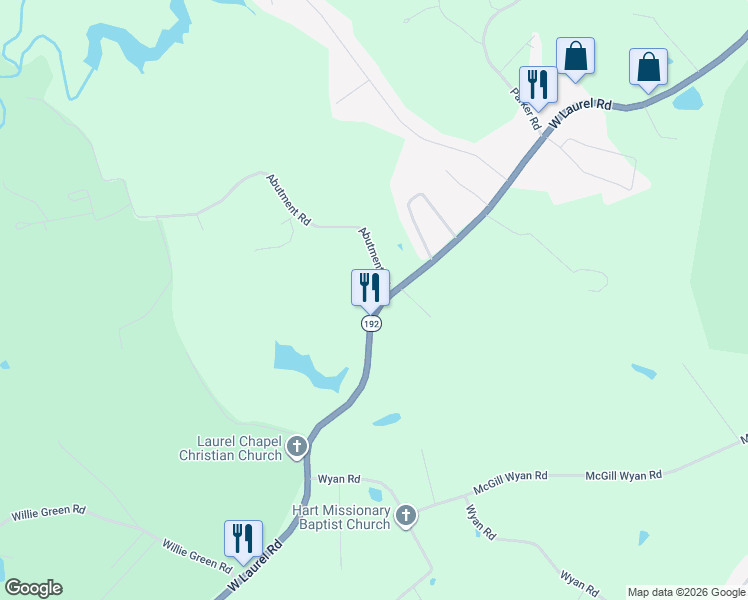 map of restaurants, bars, coffee shops, grocery stores, and more near 449 West Laurel Road in London