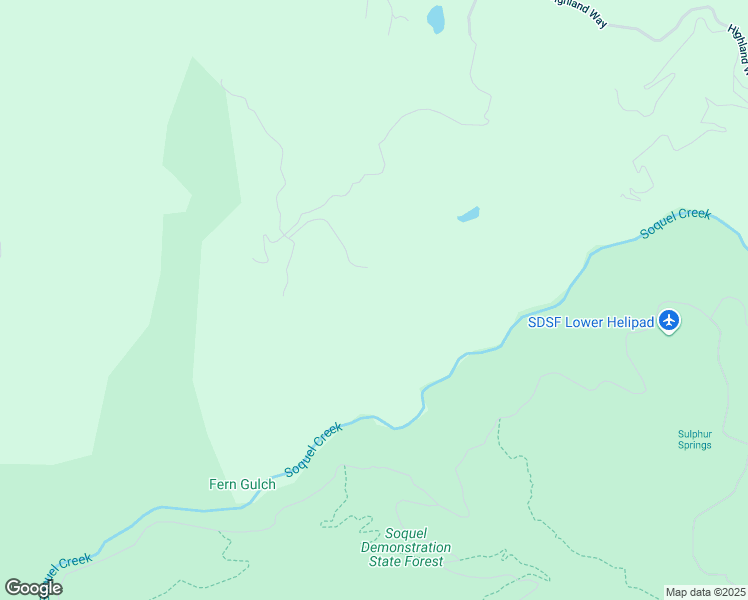map of restaurants, bars, coffee shops, grocery stores, and more near 25373 Spanish Ranch Road in Los Gatos