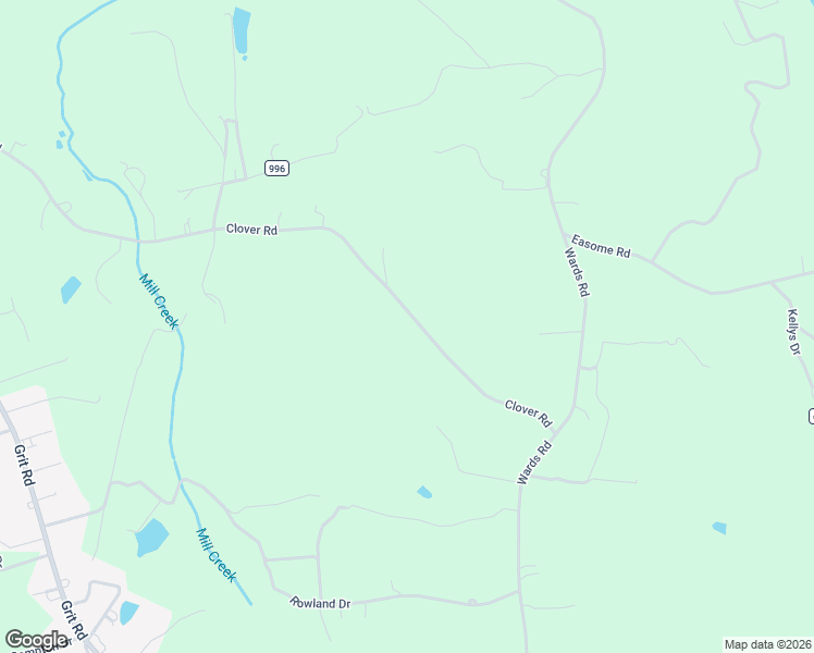 map of restaurants, bars, coffee shops, grocery stores, and more near 1380 Clover Road in Hurt