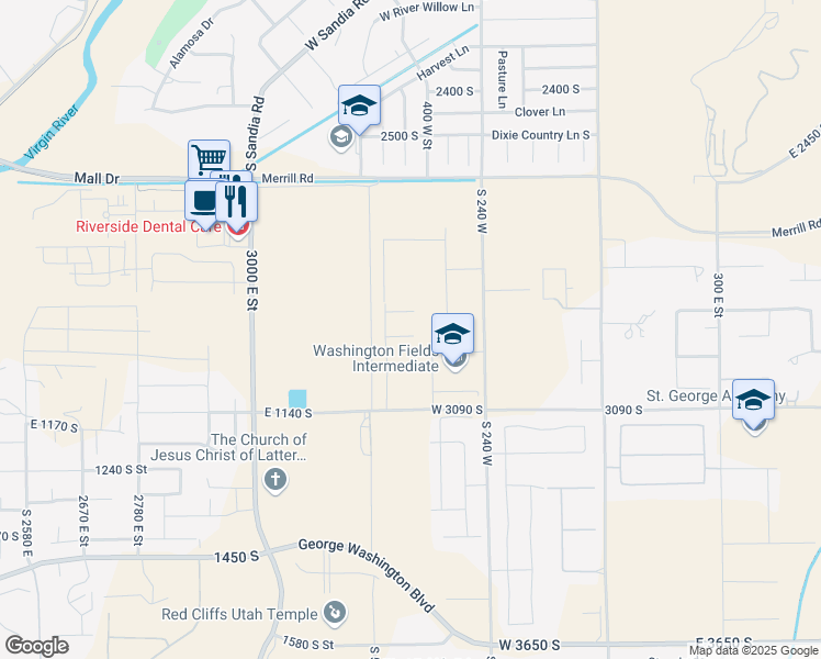 map of restaurants, bars, coffee shops, grocery stores, and more near 424 Johann Circle in Washington