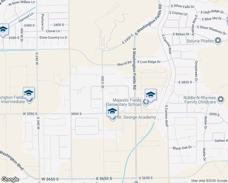 map of restaurants, bars, coffee shops, grocery stores, and more near 2898 Carriage Circle South in Washington