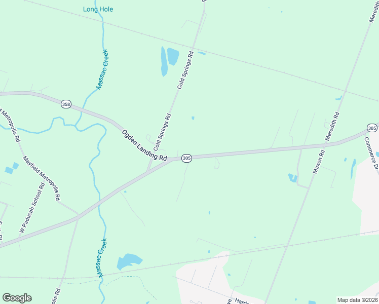 map of restaurants, bars, coffee shops, grocery stores, and more near 6610 Old Cario Road in Paducah