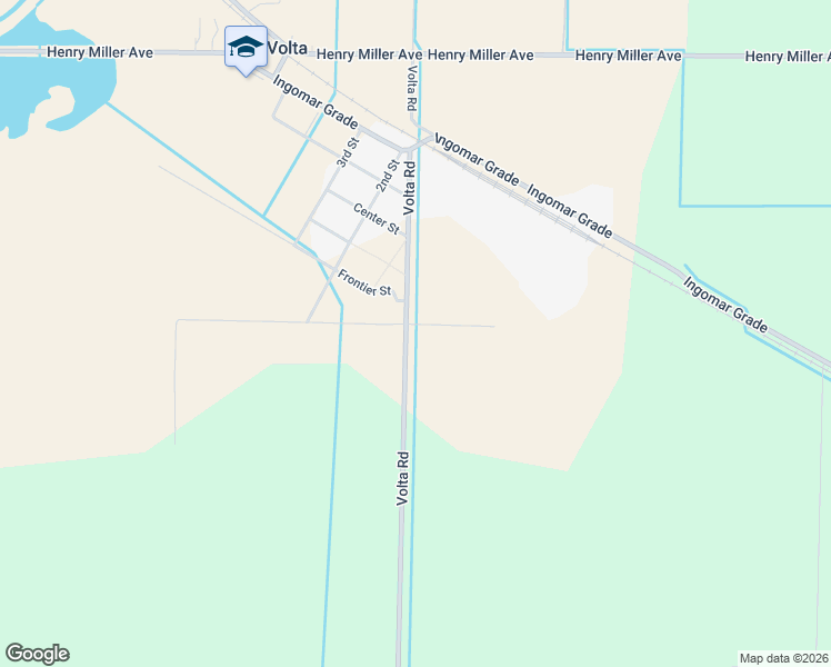 map of restaurants, bars, coffee shops, grocery stores, and more near 13638 Volta Road in Los Banos