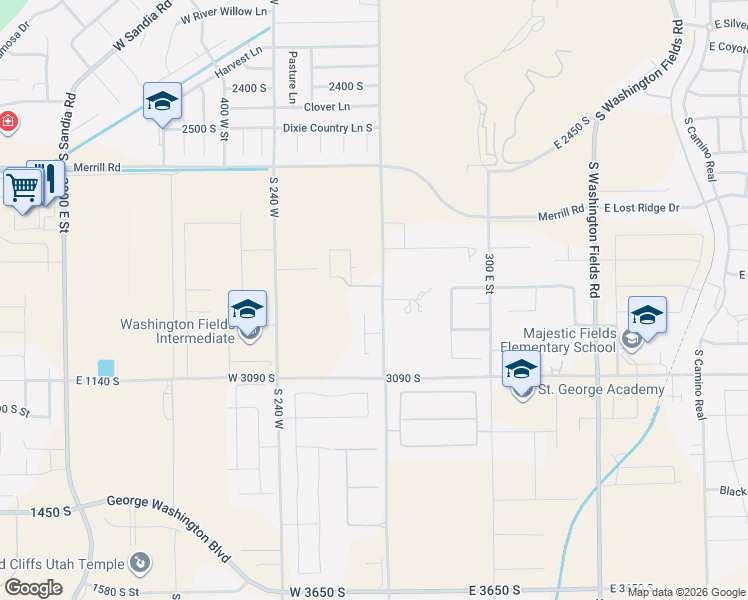 map of restaurants, bars, coffee shops, grocery stores, and more near 2917 Old Farm Road in Washington